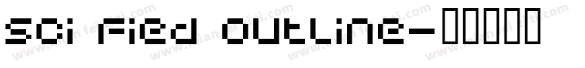 Sci Fied Outline字体转换